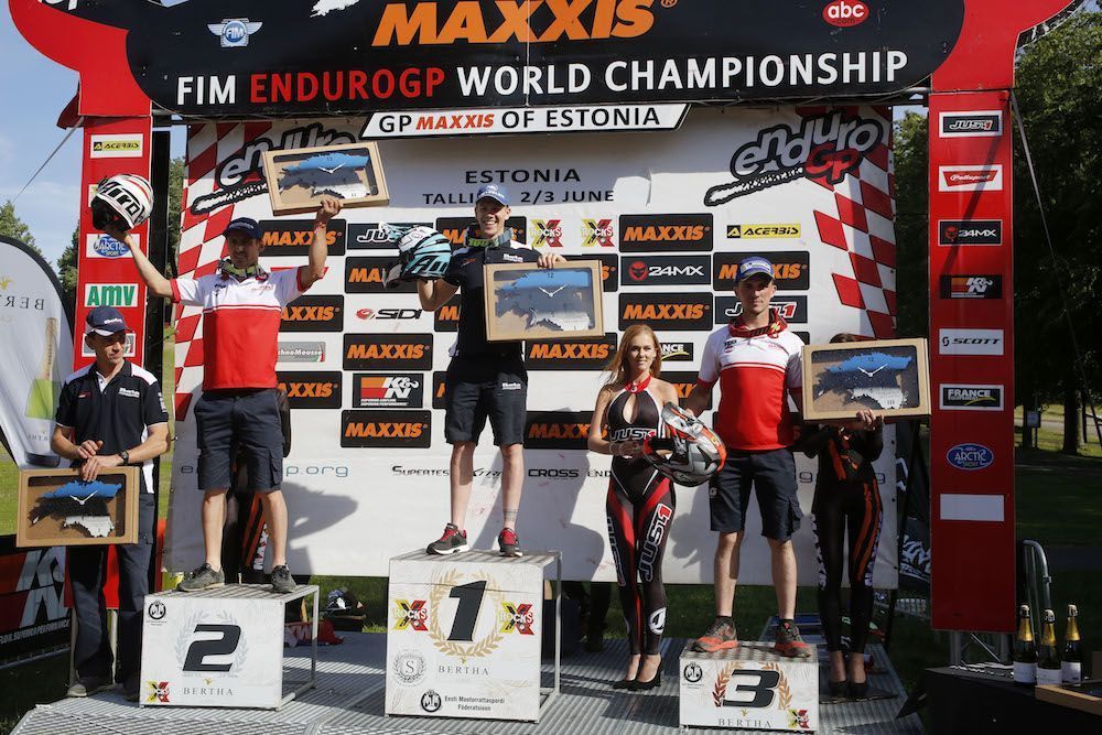Podio GP Estonia E-2 día2