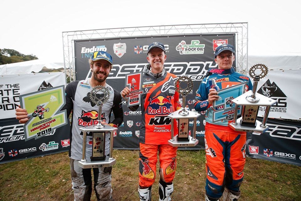 Podio WESS Gran Bretaña Watson, Lettenbichler, Walker