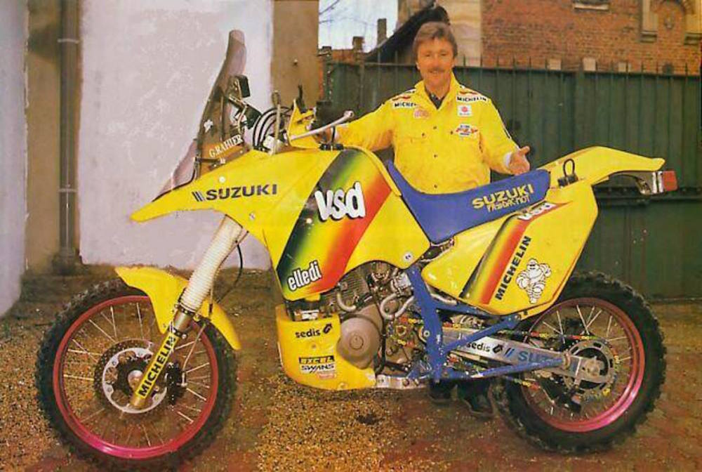 Gaston Rahier Foto: Classic Dakar Bikes